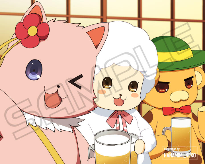 Tiramy & friends [Amagi Brilliant Park] - Commercial illustration for Jessica Calvello (Tiramy ENG VA)